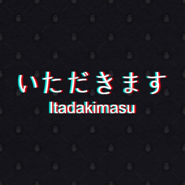 Itadakimasu Anaglyph Design for a japanese kitchen fan by NeverTry